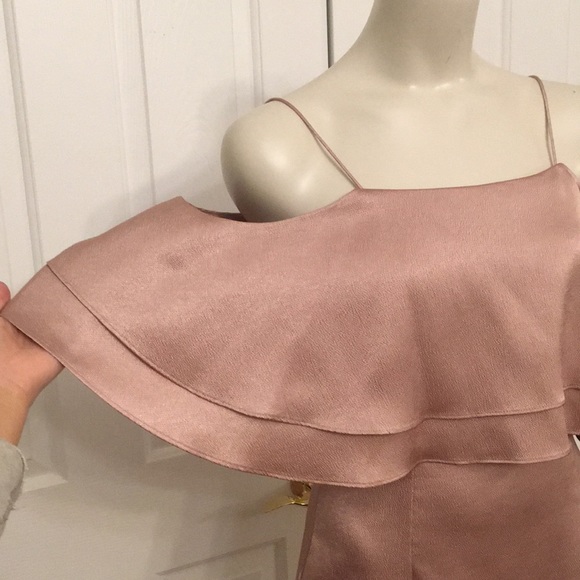 Nude Aidan Mattox midi cocktail dress - Picture 2 of 7